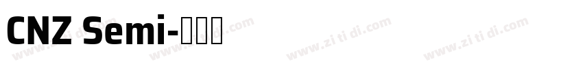 CNZ Semi字体转换